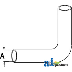 A-155613A Radiator Hose, Upper