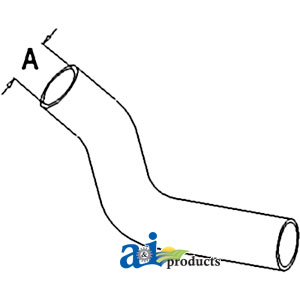 A-102764A Radiator Hose, Lower