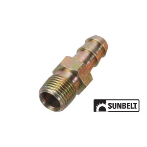 A-B1SB1345 Fuel Line Fitting, Straight, 1/8" pt. - 1/4" Nipple
