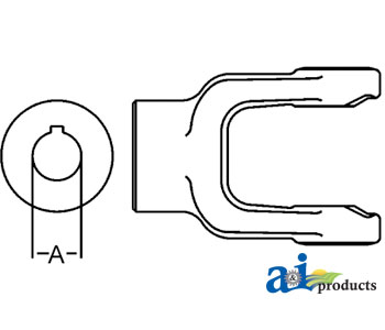 A-35N194 YOKE RD BORE 35 1-3/16