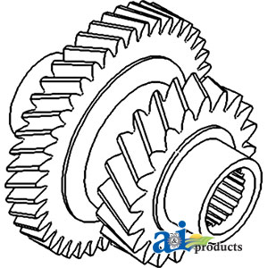 A-E0NN745AA Gear, PTO Driven