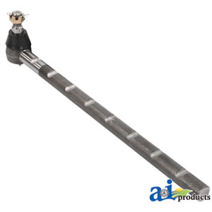 A-22513 Tie rod, long notched w/ seal & stud nut