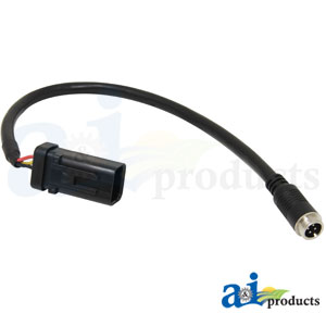 A-GS3C1F CabCAM Cable, 12", Command Center, 4100, 4600 & G5+ Display, Machine Video Connection Plug to Camera