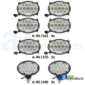 A-WL789KT Light Kit, LED, 8 Lights