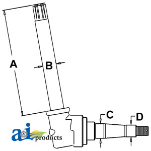 A-AA5789R Spindle (RH/LH)