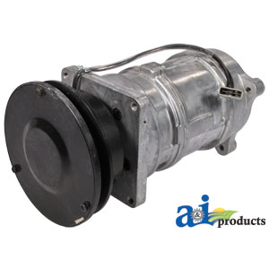 A-70272981 Compressor, Re-mfg, A6 w/ Clutch (1 groove 5.58" pulley, 12V, 2:00 coil)