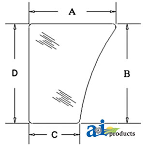 A-3477778M1 Glass, Door, Lower