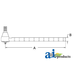 A-AT20943 Tie Rod, 11 grooves