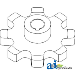A-9863040 Sprocket, Clean/ Return Grain Elevator