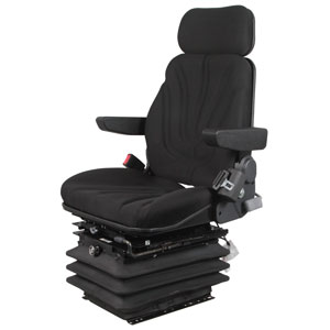 A-F10A6030 Seat, F10 Series w/ Isolator, Air Suspension, Black Cloth