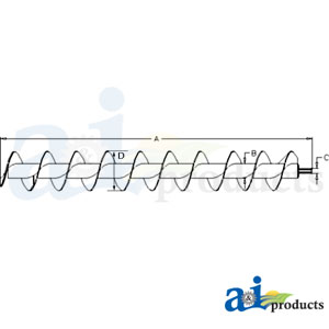 A-AH203021 Auger, Horizontal Unloading; High Unloading Rate