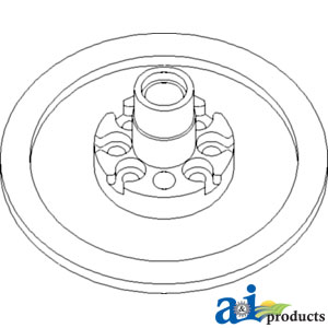 A-AH167535 Sheave, Inner; Fan Driven