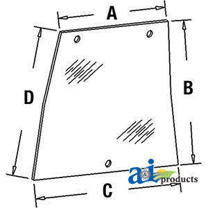 A-248718A1 Glass, Side (LH)