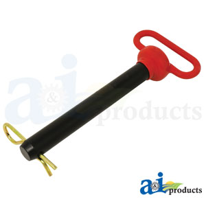 A-HP107 Hitch Pin, Red Handled 1" x 7 1/2