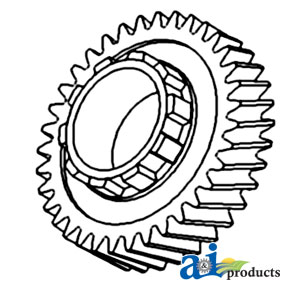 A-70255333 Gear, 2nd Mainshaft