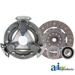 A-CLK106 Clutch Kit: 8.5", Pressure Plate, Trans Disc, Release Bearing, Pilot Bearing