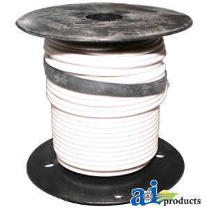 A-26A418 Primary Wire, 100', 18 Ga. (WHT)