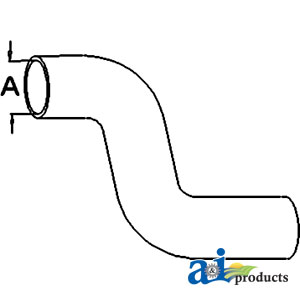 A-SBA310160460 Radiator Hose, Upper