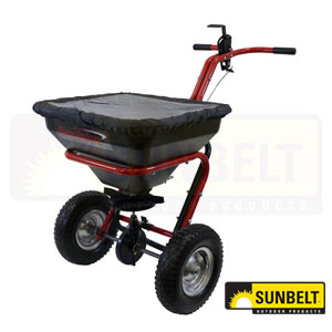 A-B1SB10012PROSD 100 LB HEAVY DUTY PRO BROADCAST SPREADER WITH SALT DEFLECTOR