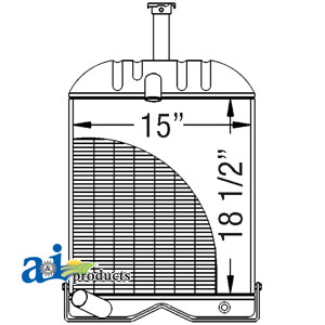 A-539919M91 Radiator w/ 4.500" Neck
