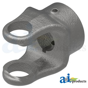 A-806-1016 Round Bore Implement Yoke (w/ Double Keyway & Set Screw)