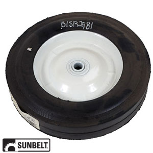 A-B1SB2981 WHEEL-DECK, 8X1.75, SMOOTH, STEEL-WHITE