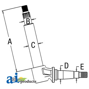 A-A57512 Spindle (RH/LH)