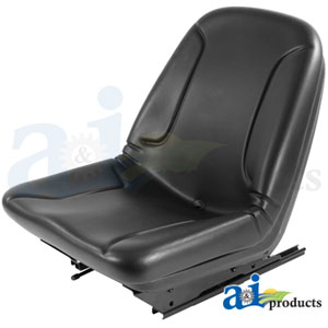 A-87019259 Seat, w/ Slide Tracks, Black Vinyl