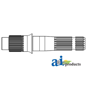 A-A148833SP Shaft, PTO 1000 RPM (1 3/4" 20 Spline)