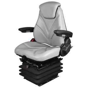 A-F20A7050 Seat, F20 Series w/ Isolator, Air Suspension, Gray Vinyl