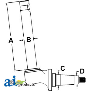 A-67526C91 Spindle (RH/LH)