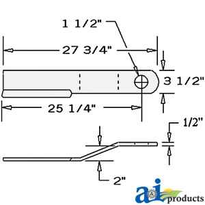 A-463BH Blade, Rotary Cutter, CCW