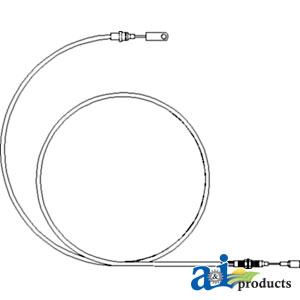 A-81870807 Cable; Foot Throttle Control