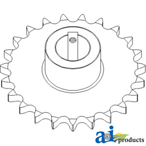 A-87283695 Sprocket, Upper Clean Grain Elevator