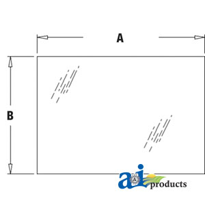 A-F44629 Glass, Rear, Upper