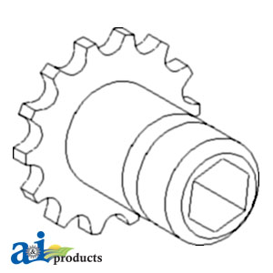 A-AH143069 Sprocket, Drive; 14 Tooth / 60 Chain