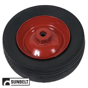 A-B1SB5873 WHEEL-DECK, 6X1.75, RIBBED, STEEL-RED