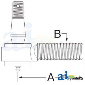 A-86400220 Tie Rod End, Outer, RH Thread