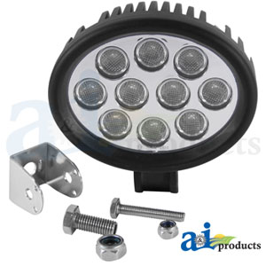 A-WL820 Worklamp, LED, Flood, Oval