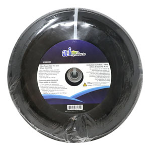 A-B1SB5393 Wheel, Wheel-Barrow, Rib, Foam Filled, 4.00X6, Black (Retail Packaged)