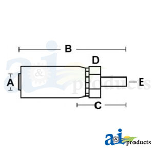 A-MW-12-12 Hose End, Male Standpipe