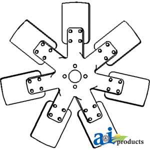 A-RE62634 Fan, 7 Blade
