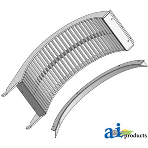 A-84600009 Concave; Round Bar, Front