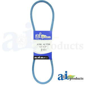 A-A35K Aramid Blue V-Belt (1/2" X 37" )