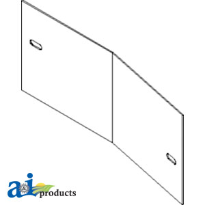 A-CCP1680E Cover Plate; Concave Extension Only