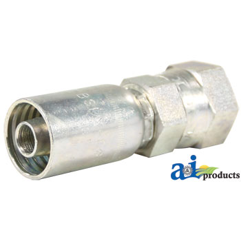 A-F-BSPX-08-10 (HC-F-BSPX) Female BSP Parallel Pipe - Swivel - Straight