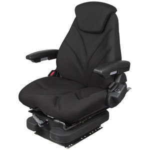 A-F20M5100 Seat, F20 Series, Low Pro Mechanical Suspension, Black Cloth