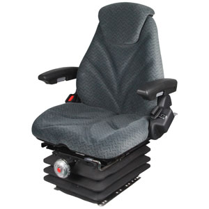 A-F20M7105 Seat, F20 Series, Mechanical Suspension, Gray Cloth