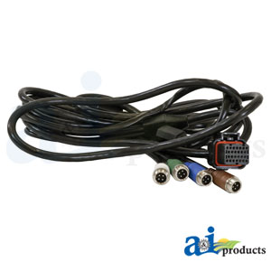 A-CBL4640 Cable, G4 4640 or G5+ John Deere Display, 4 Wired Camera Port