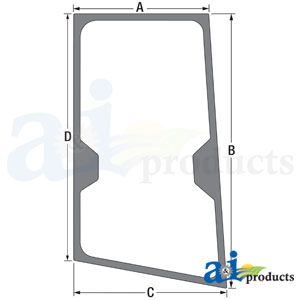 A-T244711 Glass; RH Door